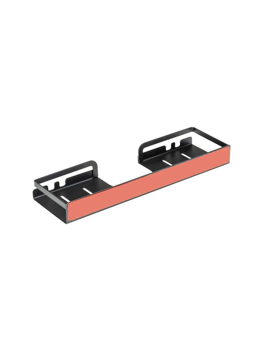 Wenko An der Wand montiert Badezimmerregal Metallisch 35.5x10.5x4cm Schwarz
