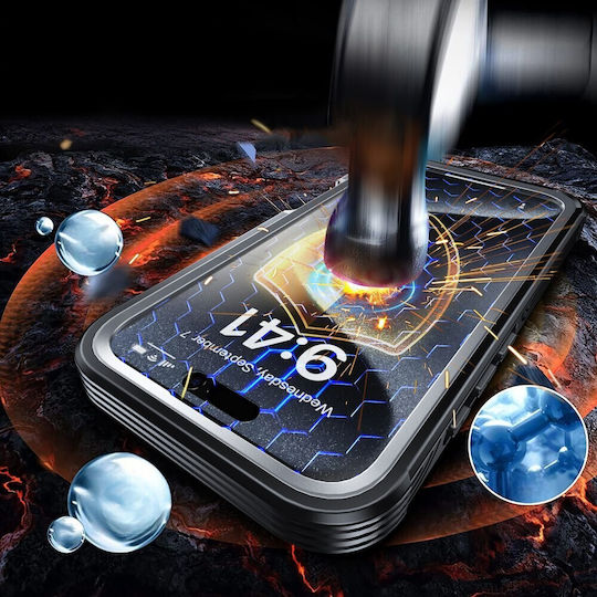 Θήκη Iphone 16 Pro Max Shockproof Μεμβράνη Οθόνης Magsafe Μαύρη