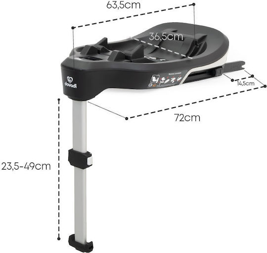 Dovadi Baby Car Seat Base Black with Isofix