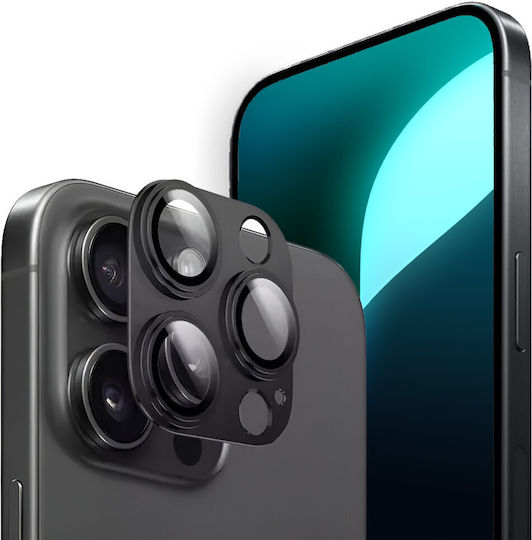 iPhone 16 Pro 16 Pro Max Camera Glass Black Metal Cover Erbord