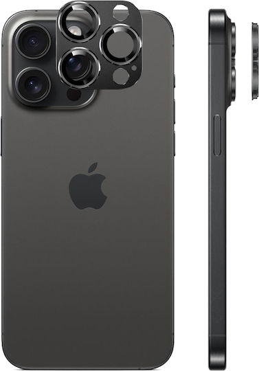 iPhone 16 Pro 16 Pro Max Camera Glass Black Metal Cover Erbord