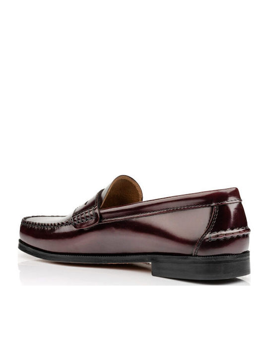 Mocasini barbati in Burgundy Culori