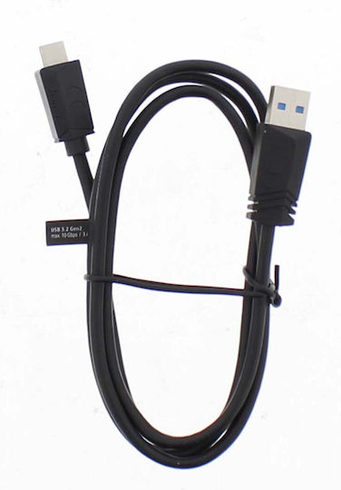 HAMA Редовна USB 3.2 Кабел USB-C мъжки - USB-A мъжки Черен 1м (00200657)