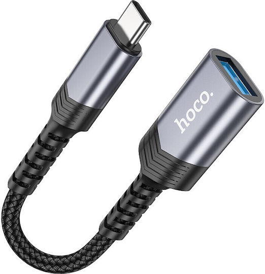 Hoco Ua24 Μετατροπέας USB-C male σε USB-A female 1τμχ