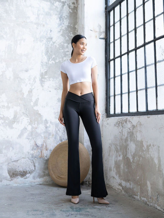 Scrunch Women's Long Leggings Firming High Waist Push Up Black