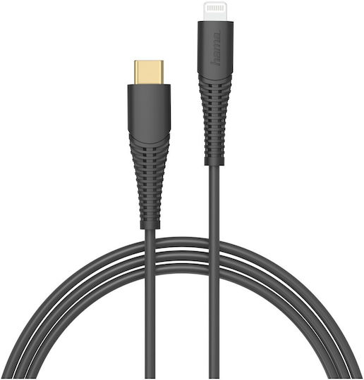 HAMA Regular la Cablu Lightning Negru 1.5m
