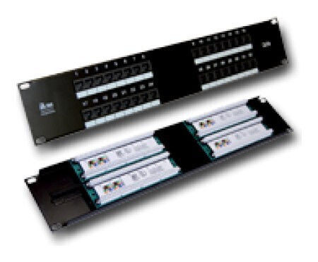 A-LAN Patch Panel για Rack 2U Μαύρο