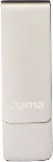 HAMA Rotate 256GB USB 3.0 Stick Silver