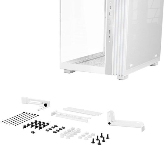 Be Quiet Light Base 600 DX Gaming Midi Tower Κουτί Υπολογιστή με Πλαϊνό Παράθυρο και RGB Φωτισμό Λευκό