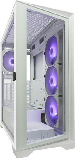 LC-Power Gaming 806W - Crosswind_X Midi Tower Κουτί Υπολογιστή με Πλαϊνό Παράθυρο Λευκό