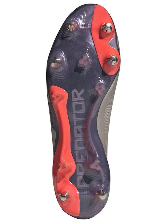 adidas Predator Elite Футболни Обувки с Бутони Сребристи
