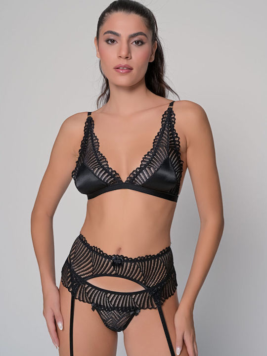 Milena by Paris Bralette Σουτιέν Μαύρο