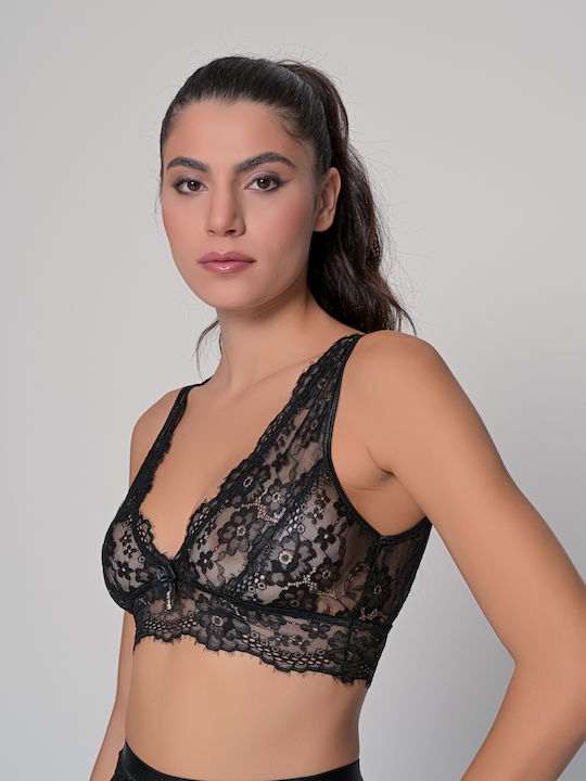 Milena by Paris Women's Bralette Bra Black