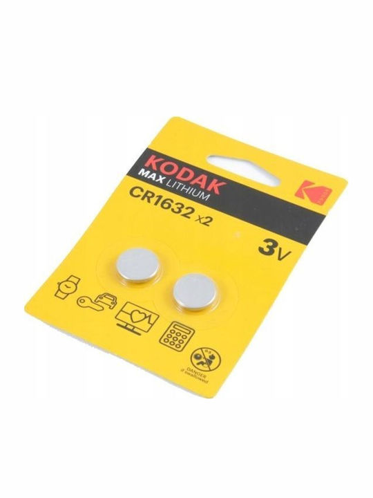 Kodak Max Lithium Baterii pentru ceasuri CR1632 3V 2buc