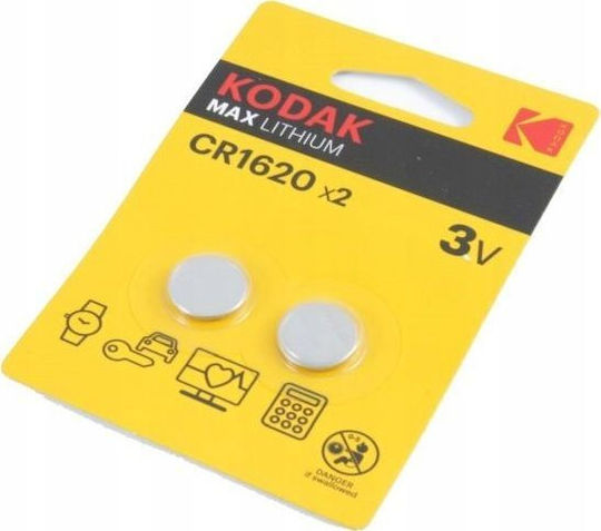 Kodak Max Lithium Baterii pentru ceasuri CR1620 3V 2buc