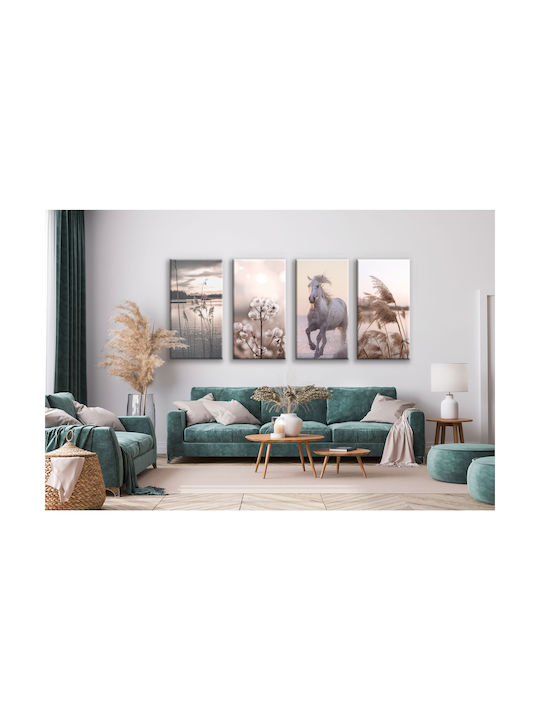 Decowalls De patru ori Tablou pe Pânză 80x160cm