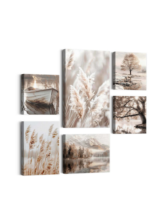 Decowalls 6-Piece Painting on Canvas 100x140cm