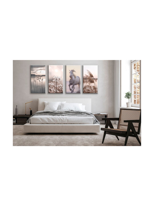 Decowalls De patru ori Tablou pe Pânză 80x160cm