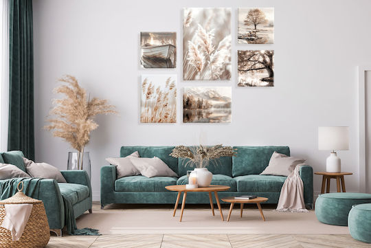 Decowalls Εξάπτυχος Πίνακας σε Καμβά 100x140cm