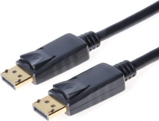PremiumCord Кабел DisplayPort мъжки - DisplayPort мъжки 0.5м Черен (KPORT4-005)