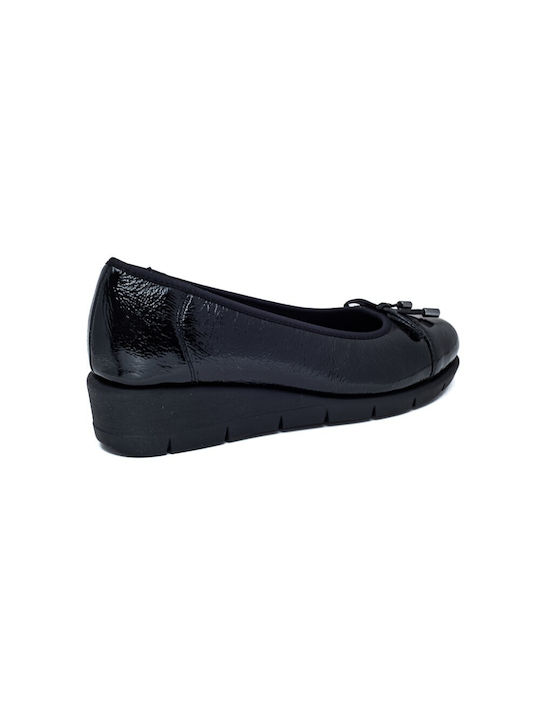 Air Anesis Anatomic Leather Ballerinas Black