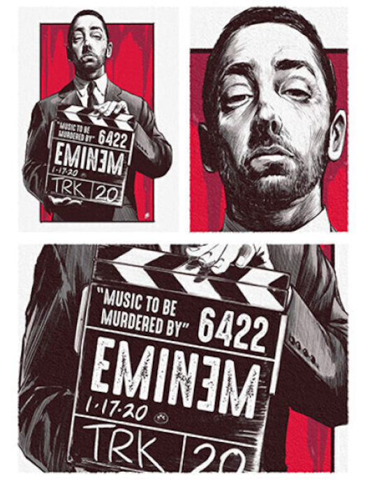 Takeposition T-cool T-shirt Eminem Λευκό