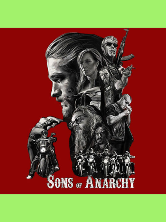 Takeposition Hoodie Sons of Anarchy Burgundy 907-9055-27