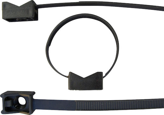 Trytyt Universal Strap Holder Πλαστικά Δεματικά Καλωδίων σε Μαύρο χρώμα (100τμχ) UP-1035UV