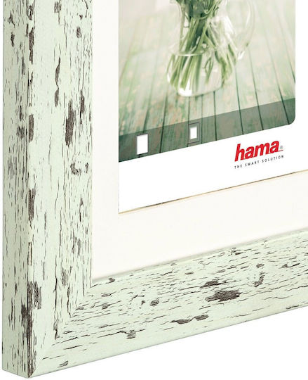 HAMA Rama Foto De Perete Din Plastic Cu Ramă Verde