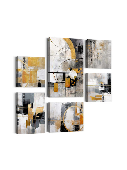 Decowalls Εξάπτυχος Πίνακας σε Καμβά 140x100cm