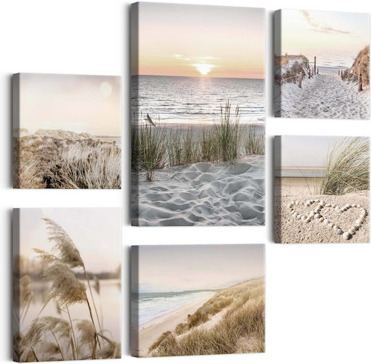 Decowalls 6-Piece Painting on Canvas 140x100cm