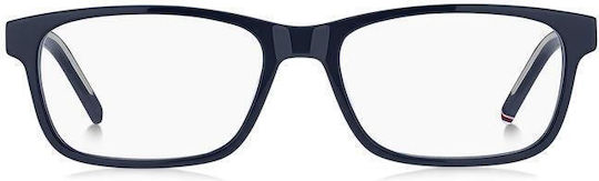 Tommy Hilfiger Men's Acetate Prescription Eyeglass Frame Blue TH2076 PJP