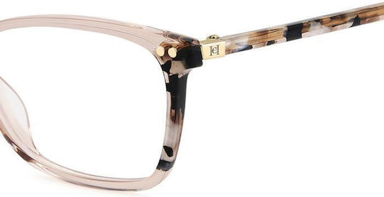 Carolina Herrera Transparent Plastic Eyeglass Frame HER 0280 35J