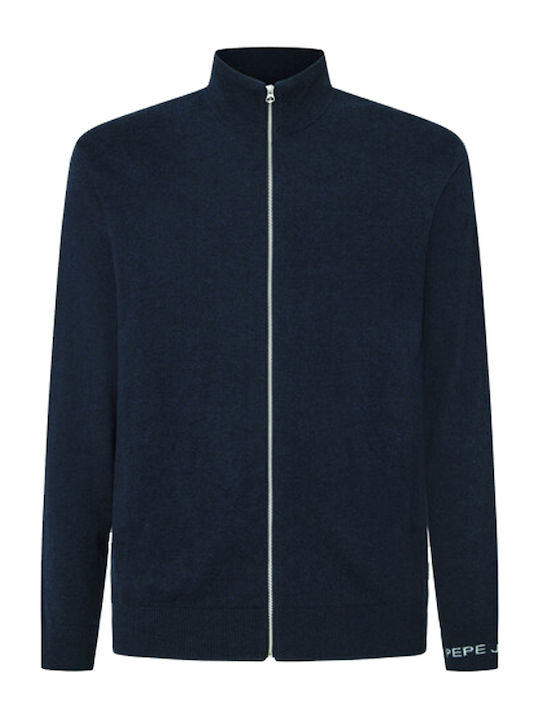 Andre' Men's Knitted Cardigan Blue