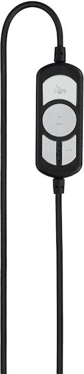 HAMA HS-USB300 On Ear Multimedia Headphone with Microphone USB-A