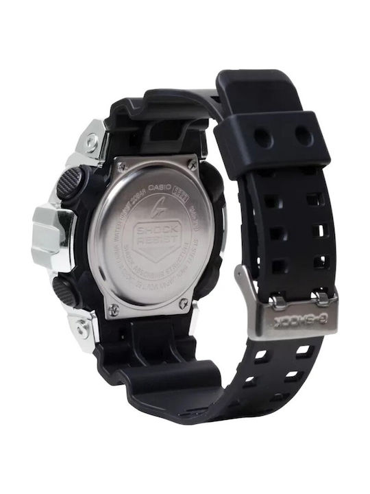 Casio G-shock Analog/Digital Men's Watch 53.4mm Chronograph Battery with Black Rubber Strap