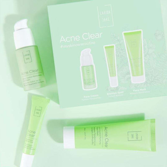 Lavish Care Acne Clear Σετ Περιποίησης για Κατά της Ακμής 3τμχ