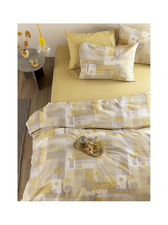 Palamaiki Sheet Set with 1 Pillowcase Super-Double 240x260cm. FL6251 2pcs