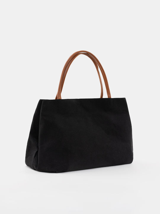 Geantă de damă Tote De mână Neagră