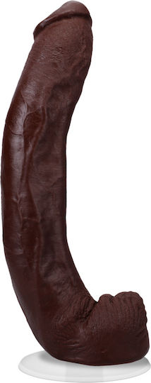 Doc Johnson Dildo realist cu Scrotum Maro 34cm