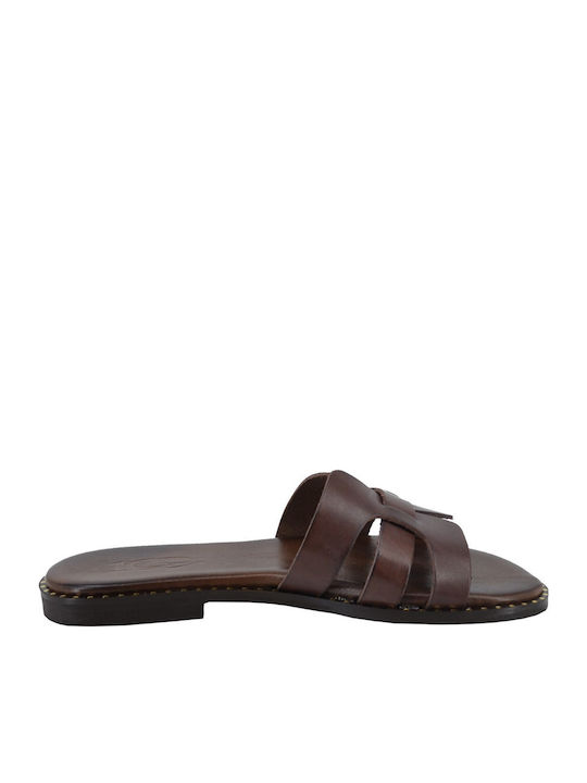 Sandale Casual Damă din Piele Maro