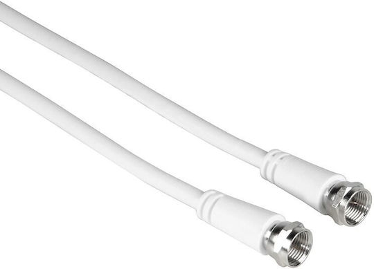 Hama 205039 Coaxial Cable 5 Meters White