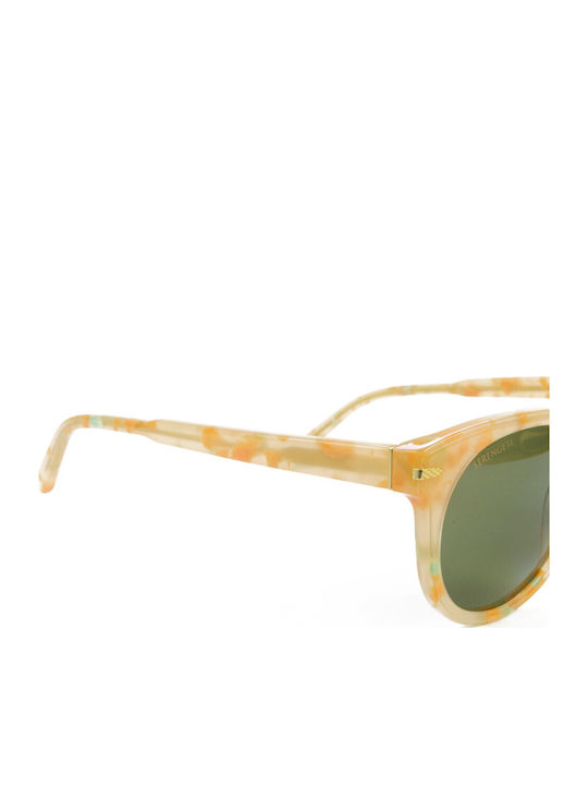 Serengeti Havah Unisex Γυαλιά Ηλίου με Κίτρινο Κοκκάλινο Σκελετό και Πράσινο Φακό SS574007