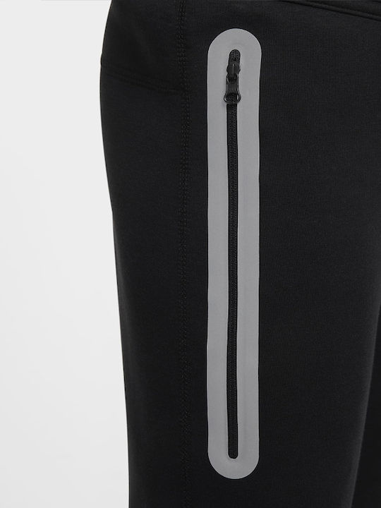 Pantaloni De Trening Pentru Copii Negri Sportswear Tech