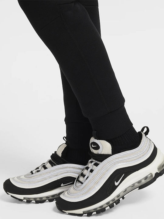 Pantaloni De Trening Pentru Copii Negri Sportswear Tech