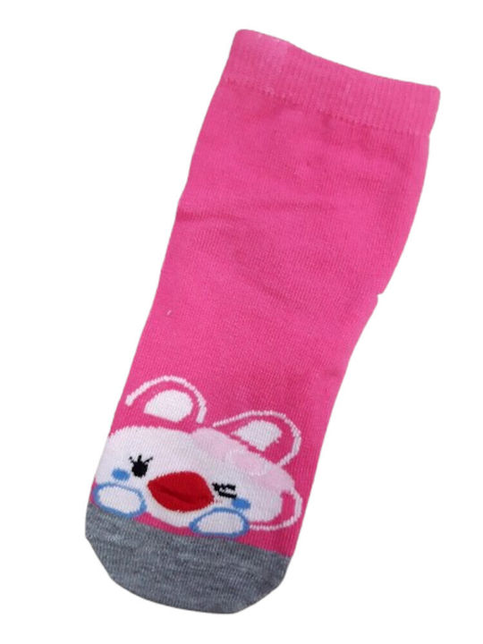 Domina Детски къси чорапи Happy Pink Pig