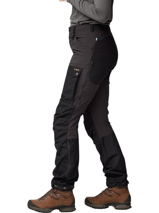 Fjallraven Keb Femei Lung Pantaloni de drumeție Negru