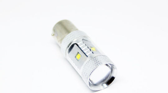 Lamps Car BA15S / P21W LED White 5W 1pcs