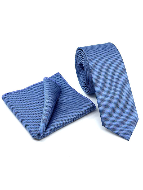 Legend Accessories Men's Tie Set Monochrome In Light Blue Colour