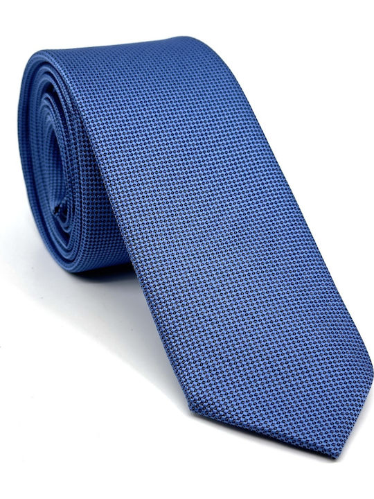 Legend Accessories Σετ Ανδρικής Γραβάτας Μονόχρωμη σε Γαλάζιο Χρώμα